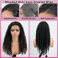 200% Density 34 Inch Curly Lace Frontal Wigs Glueless 13x4 HD Lace Frontal Wigs 8-34 Inch Curly Wig 