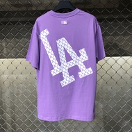 MLB เสื้อยืด MONOGRAM  เสื้อยืดพิมพ์ลายNY เสื้อยืดพิมพ์ลายLA  เสื้อยืดแบรนด์แท้ 100%