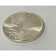 Eagle 1 Troy Ounce (31.103 Gram) Signature Silver Coin.