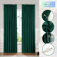 Acasia.curtain - Iris Hook/Eyelet Blackout Curtain - Code 45 (170cm-400cm)