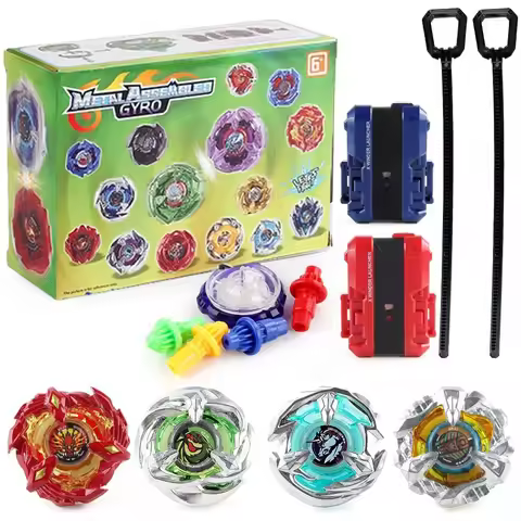 BX168-A11 4PCS BX-23 BX-24 BX-26 BX-27 BX Series Spinning Tops Burst Set with Launcher Toys for Chil