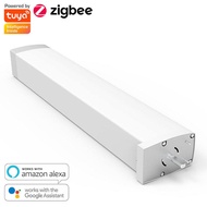 Smart Zigbee Electric Curtain Motor Auto Motorized Curtain Status Track Timing APP Remote Control Tu