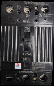 125A Circuit Breaker 3 Pole 220V 3 Phase ( GE) 125A 3P Circuit Breakers TQD