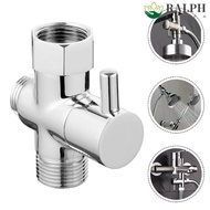RALPH 3 Way Shower Head Diverter Valve, Brass T-adapter 3 Way Switch Faucet Valve, Shower Faucet Con