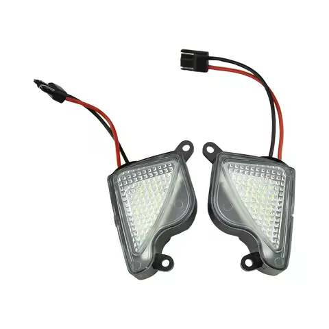 2pcs Canbus LED Under Side Mirror Lights Puddle Lamps Fit For Skoda Superb MK2 3T4 3T5 08-19 For Sko