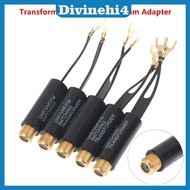 <divinehi4> 2/5/10Pcs Transforme 75 Ohm To 300 Ohm Adapter UHF VHF FM Antenna Transformer Converter 