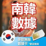 3張免運費｜包平郵｜韓國上網卡電話卡數據卡多款 漫遊數據 無限上網卡數據卡Sim卡電話卡電話咭data - 全速無限數據卡 電話咭 data 