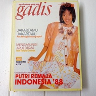 Bundel Majalah GADIS No.15, 16, 17, 18, 19 Tahun 1988 RARE ITEM