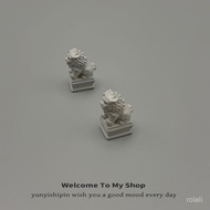 Boredom Knowing Two Little Lions Pixiu Mini Ornaments 0MZ7