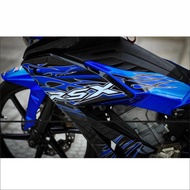 REMOVABLE STICKER of blue fire RSX model for Winner X super hot 2025 Winner X Accessories