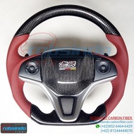 Stir/ steering wheel/steering wheel mugen carbon Honda jazz gk5/hrv maroon