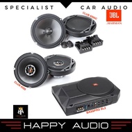 PAKET AUDIO MOBIL FULL SET SOUND SYSTEM JBL CLUB SPEAKER SPLIT 2-WAY CLUB 6500C + COAXIAL CLUB 6522 