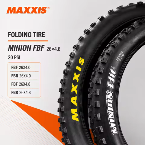 MAXXIS Minion FBF FBR Folding Fat Bike Tire 26x4.0 26x4.8 Mountain Bicycle Tire Snow Beach MTB Tire