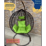 [𝗛𝗔𝗥𝗚𝗔 𝗞𝗜𝗟𝗔𝗡𝗚] XL SWING CHAIR / KERUSI SARANG BURUNG / KERUSI BUAIAN GANTUNG