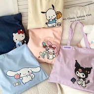Sanrio Cotton Tote Bag Canvas Tote Bag Laptop Sleeves Laptop Bag Shoulder Bag Cute Tote Bag Study Ba