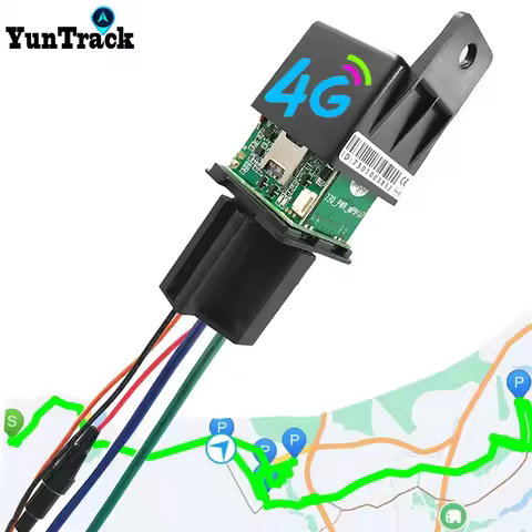 2G 4G CJ730 Plus 9-95V Relay GPS Tracker Car Motorcycle ACC Status Tow Away Power Off SMS Alarm Shoc