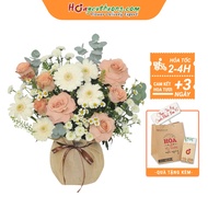 Fresh flower vase - Mini flower vase 05 - 12477 - Love flower - mini fresh vase - Home decoration