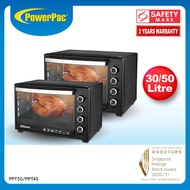 PowerPac Electric Oven with Rotisserie and Convection 30L/50L  (PPT30/PPT45)