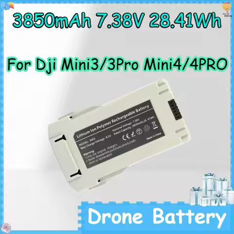 3850mAh 7.38V 28.41Wh Drone Battery for Dji Mini3/3Pro Mini4/4PRO Replace Rechargeable Battery