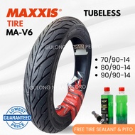 MAXXIS MA-V6 TUBELESS 70/90-14, 80/90-14, 90/90-14