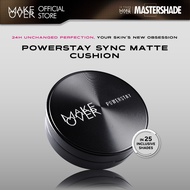NEW MAKE OVER Powerstay Sync Matte Cushion - Smart AI Matte Cushion Aqeela High Coverage Zero Oxidat