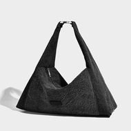High-End Retro Portable Denim Bag Women 2025 Super Hot Large Capacity Commuter Shoulder Tote Bag S5W