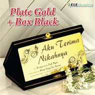 Cek Hantaran+Box Baldu/Replika Cek/Aku Terima Nikahnya/Ijab & Qabul/Plat Mas Kahwin/Acrylic