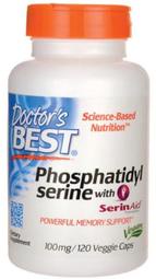 SerinAid 專利 腦磷脂 120粒 Doctor's Best Phosphatidyl Serine