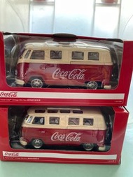 Coca-cola vintage mini bus 可樂經典廂型模型車