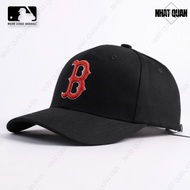 MLB B Boston Red Sox khaki baseball cap, hard form, embroidered Red logo - Nhat Quan Asia nhatquanas
