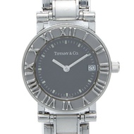 Tiffany Atlas 石英腕錶，灰色錶盤，不鏽鋼錶殼，女款