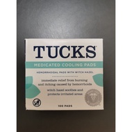 [EXP Aug 2024] Tucks Hemorrhoidal Pads Medicated Cooling Pads 100 Pads