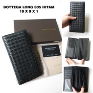 IMPORTED LEATHER WALLET FOR MEN BRANDED SUPER BV LONG 305 BLACK