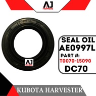 Seal Oil AE0997L DC70 Kubota Harvester Part : T0070-15090