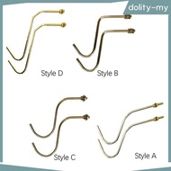 [dolity] 2x Snooker Billiard Table Board Cue Hooks for Snooker Table Community Center A