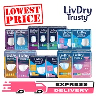 ⭐BEST DEAL⭐ Tena / LivDry Trusty / Value Pants / Slip Plus / Super / Maxi Adult Diapers - Carton sales