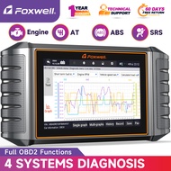 Foxwell nt706 เครื่องสแกนเนอร์ OBD2ตรวจสอบเครื่องยนต์ ABS SRS รองรับเครื่องอ่านรหัส VIN อัตโนมัติและ