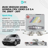 Car Iridium Spark Plug Honda CRV Gen3 2.0 2.4 2007-2011 IZFR6K-11S