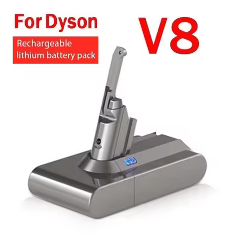 21.6V 6000mAh Replacement Battery for Dyson V8 Fluffy V8 Animal V8 Absolute Handheld Vacuum Cleaner 