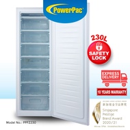 PowerPac Chest Freezer, Upright freezer, Freestanding Freezer 230L (PPFZ230)