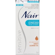 🇦🇺 Nair ❤️ Sensitive Hair Removal Cream  [Sweet Almond Oil] (75 gram)