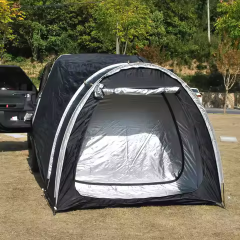 Truck Tail Tent Bicycle Tent, Waterproof Car SUV Jeep Tailgate Shelter, Portable Outdoor Camping Gea