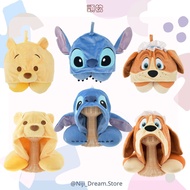 *代購* 日本迪士尼 - 頸枕連帽 - Stitch 史迪仔 Pooh 小熊維尼 Nana Peterpan