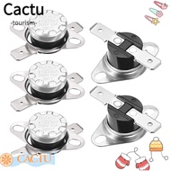 CACTU 5pcs Temperature Switch, Normally Closed Snap Disc Thermostat, Durable N.C Adjust 120°C/248°F KSD301 Temperature Controller