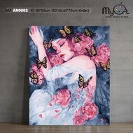 Digitized painting color by number AN0862 Angel girl