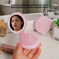 Mini Folding Head Massage Mirror Anti Static Styling Mirror Air Accessories Integrated J2w0