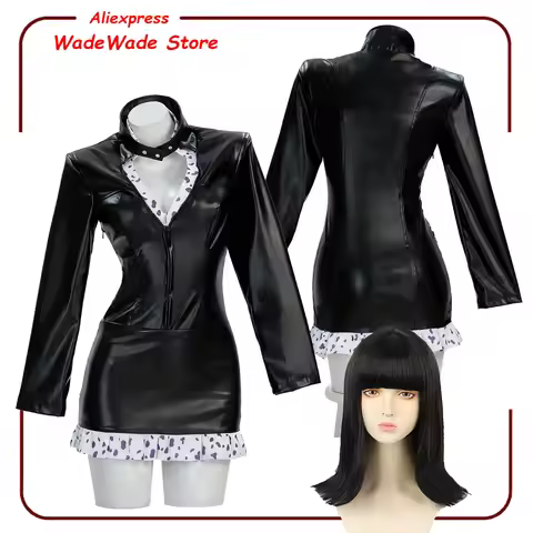 Nico Robin Cosplay Costume Black Dress Wig Live Action TV Pirate Roleplay Clothing Disfraz Women Out