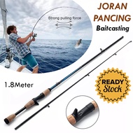 Fishing Conquest Joran Pancing Carbon Fiber 2 Segments 1.8M Baitcasting Sambung 2 Model Sambungan To