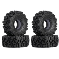 DJCRAWLER 1.0 Tayar Lumpur Lembut dan Melekit 64 * 25mm untuk TRX4M 1/18 1/24 RC Crawler Axial SCX24
