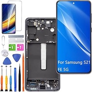 LCD Screen for Samsung Galaxy S21 FE 5G TFT G990B G990B/DS G990E G9900 Display Screen Replacement To